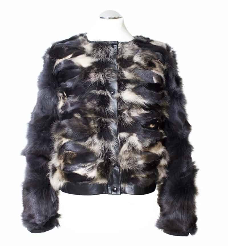 BOMBER JACKET fox - Lækker Bomber jakke fremstillet i rævpels i de skønneste nuancer. - Couture de Luxe