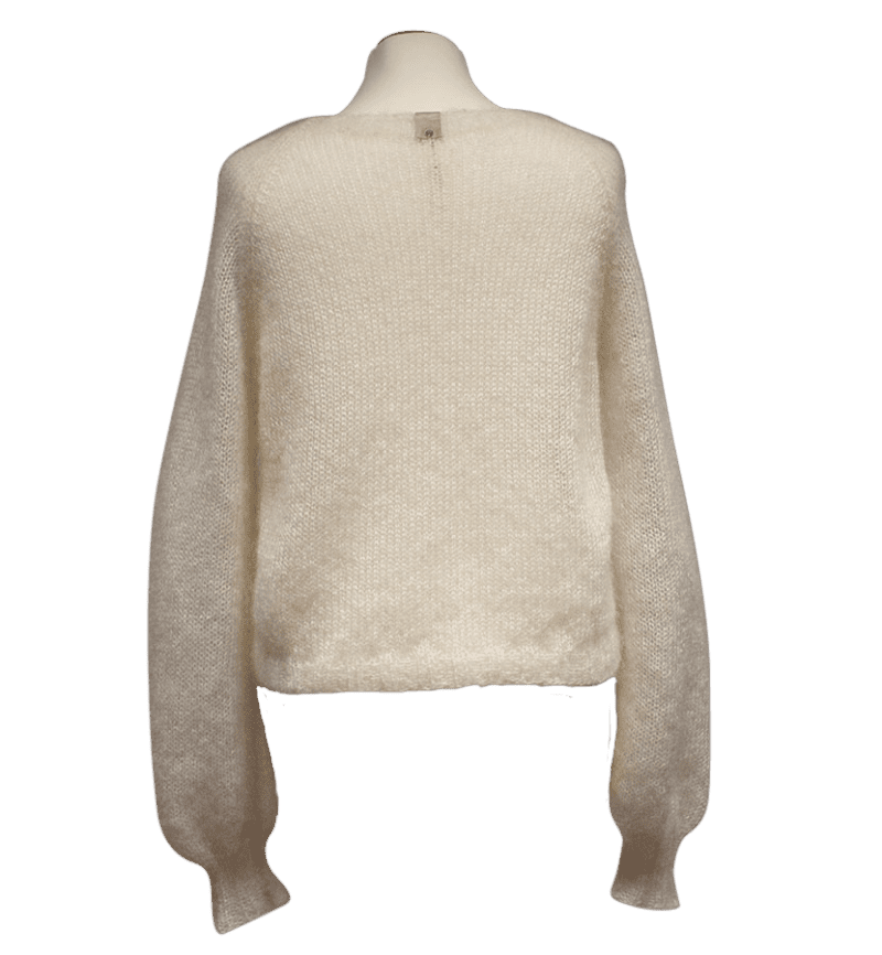 MILLE Bluse - Skøn fluffy mohair bluse. - Couture de Luxe