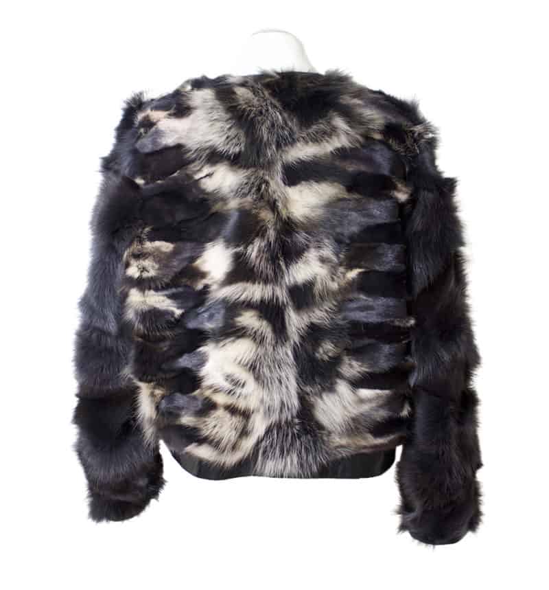 BOMBER JACKET fox - Lækker Bomber jakke fremstillet i rævpels i de skønneste nuancer. - Couture de Luxe