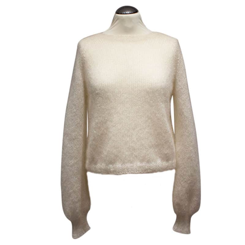 MILLE Bluse - Skøn fluffy mohair bluse. - Couture de Luxe