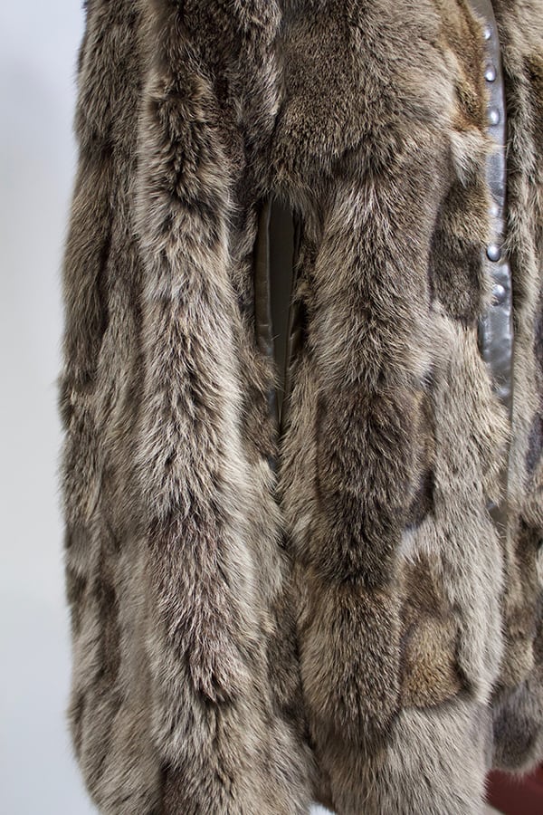 PELS CAPE - Skøn Cape i Fox pels - Couture de Luxe