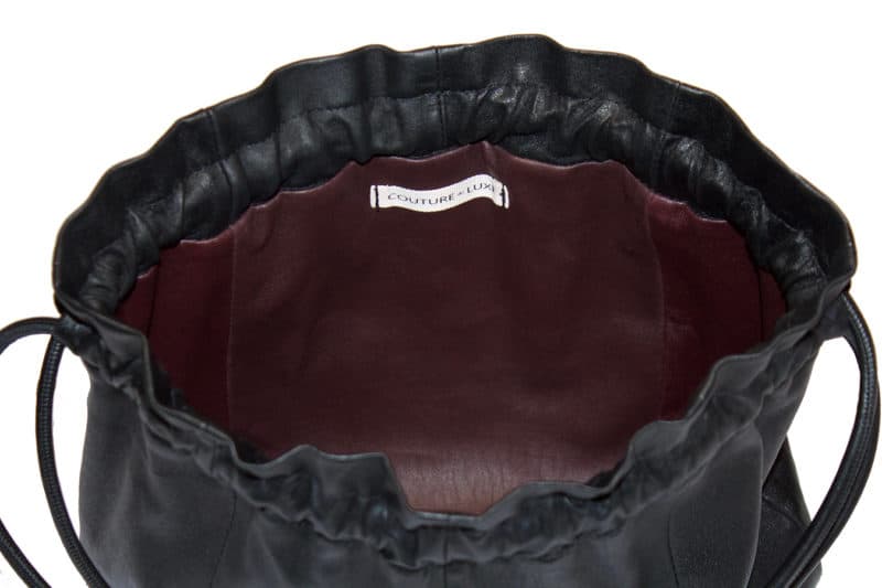 LOVE POSE - BLACK - Pose taske i skind - Couture de Luxe