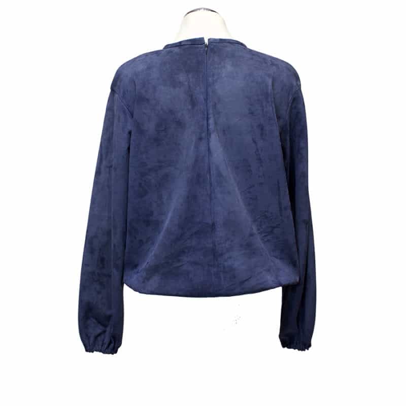 RUSKINDS BLUSE Blue - Ruskinds bluse. - Couture de Luxe