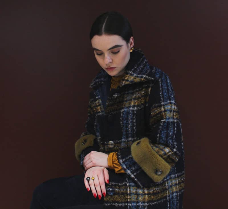 FRAKKE - UDSOLGT Tweed frakke i uld - Couture de Luxe