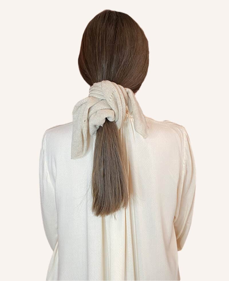 ODA Camel - Strikket cashmere bandana - Couture de Luxe