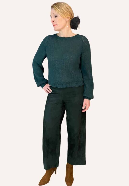 SERENA Sweatpants - Lækre Sweatpants i mat skind - Couture de Luxe