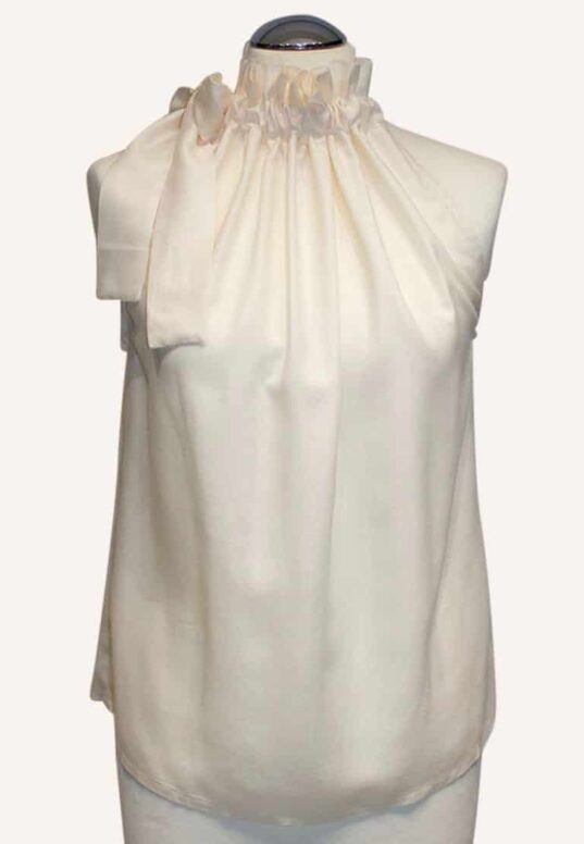 INGRID Bluse - Feminin strik bluse. - Couture de Luxe