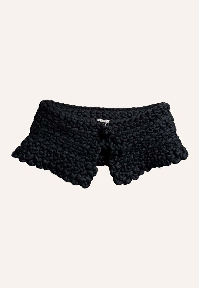 GRACE Tørklæde Black - Smalt aflangt tørklæde - Couture de Luxe