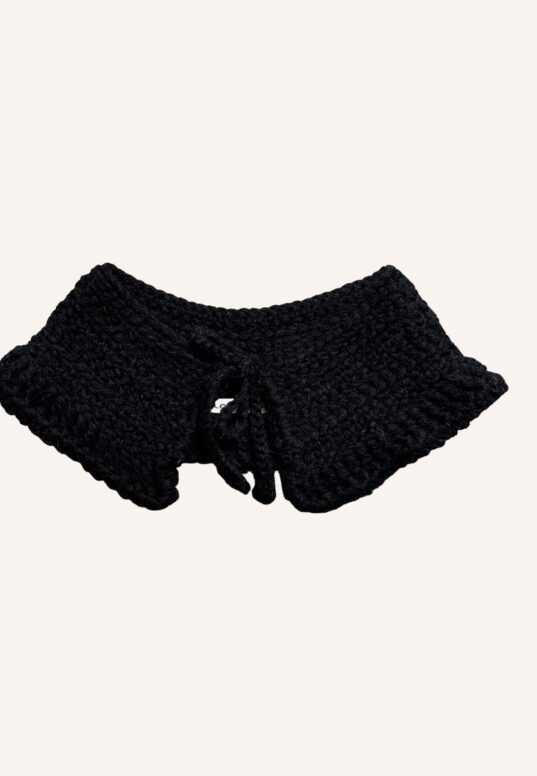 GRACE Tørklæde Black - Smalt aflangt tørklæde - Couture de Luxe