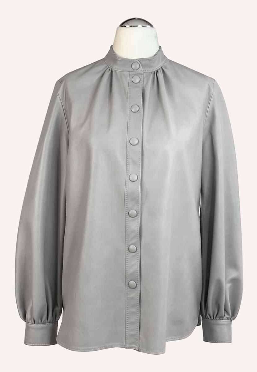 THIT Jakke - Lækker skind jakke i Work`er look - Couture de Luxe